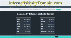 Desktop Screenshot of internetwebsitedomain.com