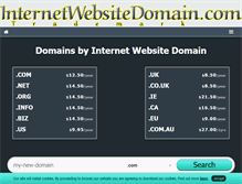 Tablet Screenshot of internetwebsitedomain.com